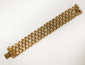 9CT GOLD BRACELET - APPROX 45.8 GRAMS