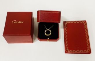 WITHDRAWN 18CT YELLOW GOLD CARTIER DIAMOND NECKLACE