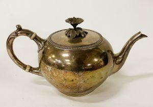 SOLID SILVER DUTCH TEAPOT - APPROX 502 GRAMS