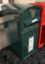 CAST IRON IRISH GREEN POST BOX