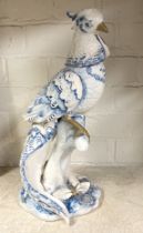 CERAMIC PARROT- APPROX 39CM TALL