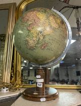 EARLY 1930'S GLOBE WITH COMPASS