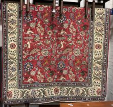 FINE NORTH WEST PERSIAN TABRIZ CARPET 298CMS X 200CMS