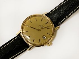 OMEGA AUTOMATIC 9CT GOLD CASED WATCH