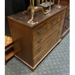 5 DRAWER MAHOGANY CHEST