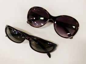 TWO PAIRS OF DESIGNER SUNGLASSES