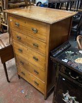 OAK 5 DRAWER CHEST