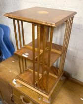 YEW REVOLVING BOOKCASE