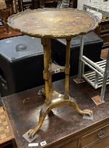 PAINTED CHINOISERIE SIDE TABLE 65 INCHES