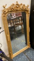 GILTWOOD CHERUB MIRROR