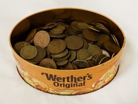 TIN OF COINS