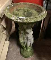 THE 3 GRACES BIRD BATH