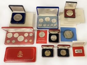 COLLECTION OF SILVER PROOF COINS SETS