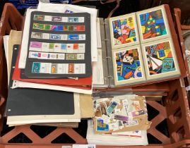 LARGE QTY OF STAMPS IN ALBUMS & LOOSE