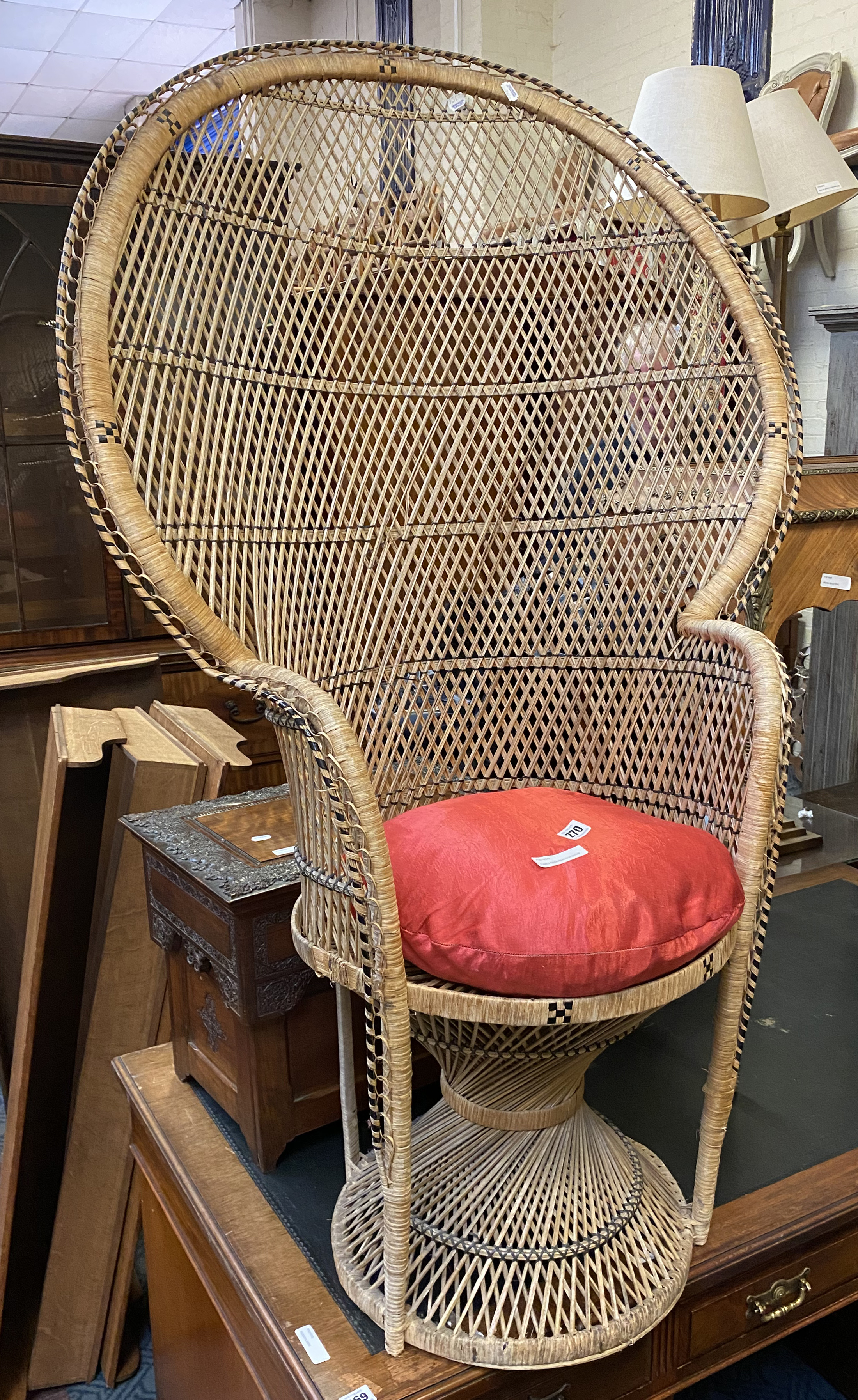 DOMED BACK PEACOCK CHAIR