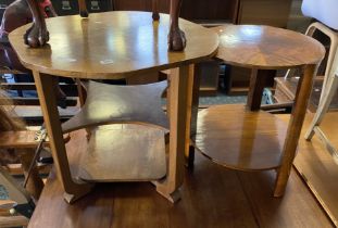 TWO EARLY WOODEN SIDE TABLES