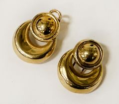 PAIR OF 14CT GOLD EARRINGS - 4.4 GRAMS APPROX