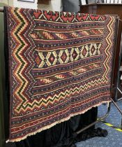 FINE NORTH EAST PERSIAN SUMAK KILIM 230CMS X 155CM