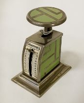 UNUSUAL HM SILVER WEIGHING SCALES - 3 OZS APPROX