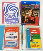 QTY OF FOOTBALL PROGRAMMES, WORLD CUP FINAL 1966 & 1960 - 1980 - SOME SIGNED GEORGE BEST & SIR BOBBY