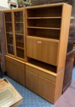 2 OMANN DOUBLE CUPBOARD TALL DISPLAY