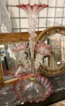 GLASS EPERGNE - 53CM (H) APPROX