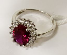 RUBY RING SIZE P