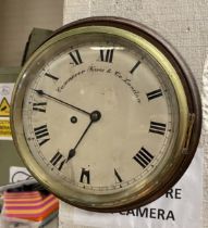 CAMMERER KUSS & CO LONDON FUSEE MOVEMENT BABY SIZE CLOCK