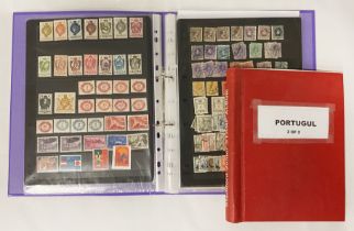 STAMPS OF EUROPE & THE WORLD WITH AN ALBUM OF PORTUGESE STAMPS