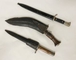 2 BAYONETS & KURKI KNIFE