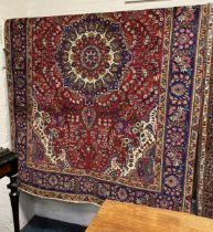 FINE NORTH WEST PERSIAN TABRIZ CARPET 305CMS X 200CMS