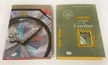 2 CARTIER BOOKS ON WATCHES & CLOCKS