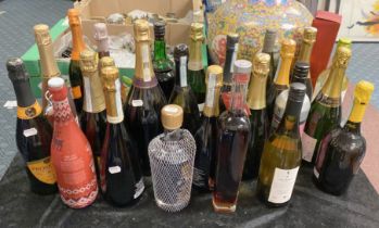 QTY OF ALCOHOL WINE,CHAMPAGNE & OTHER