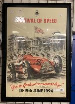 FESTIVAL OF SPEED MOTORSPORT FRAMED POSTER