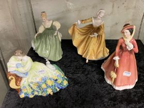 QTY OF ROYAL DOULTON FIGURES