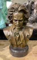 BEETHOVEN FIGURE- APPROX 30CMS H