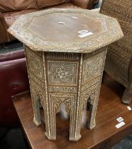 MOTHER OF PEARL SMALL PERSIAN TABLE