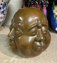 BRASS 4 FACE BUDDHA