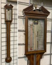 COMILI HOLBORN STICK BAROMETER A/F - APPROX 96CMS H