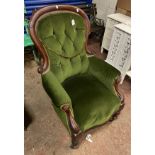 VICTORIAN SPOONBACK CHAIR