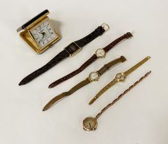 COLLECTION OF LADIES WATCHES INCL. 1 GOLD