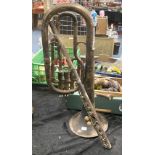 SILVER PLATE TRUMPET & CLARINET A/F