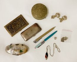 QTY OF SILVER & OTHER ITEMS