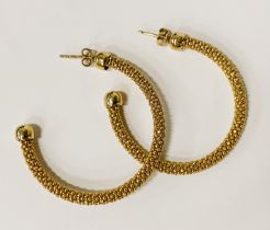 ROPE HOOP EARRINGS