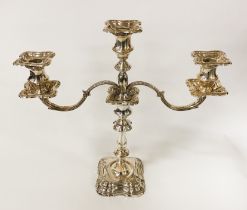 H/M SILVER CANDLEABRA 36CMS H APPROX