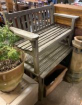 GARDEN TABLE WITH BENCH