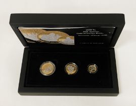 2020 VE DAY 75TH ANNIVERSARY GOLD SOVEREIGN PROOF SET - FULL/HATS & QUARTER SOVEREIGNS