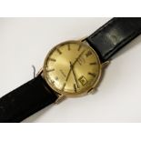 9CT GOLD ROTARY GENTS WATCH