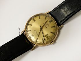 9CT GOLD ROTARY GENTS WATCH