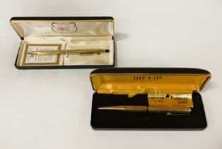 YARD-O-LED ROLLED GOLD PEN & GOLD PLATED CROSS PEN